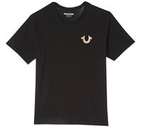 True Religion Big Buddha Tee T-Shirt, Black, Large Homme