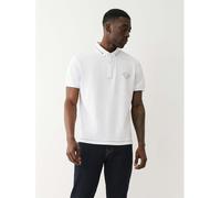 True Religion Big T Embroidered Polo Shirt Blanc Optique XS Male