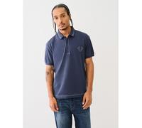 True Religion Big T Embroidered Polo Shirt Robe bleue L Male