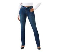 True Religion Billie Aiguille Simple sans Rabat pour Femme, Droit, Bleu, Taille 26