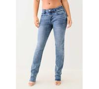 True Religion Billie Straight Jeans Womens Med Wintry Wsh 25 L32 Female