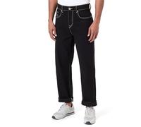 True Religion Bobby Single Needle No Flap Baggy pour Homme Noir Taille 33