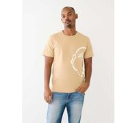 True Religion Buddha Crew Regular Fit T-Shirt Travertin 2XL Male