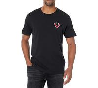 True Religion Buddha Logo Short Sleeve Tee T-Shirt, Noir, X-Large Homme