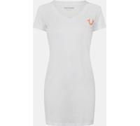 True Religion Buddha T-Shirt Mini Dress Blanc 8 Female