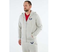True Religion Classic Zip Hoodie Mens Porridge (or Flocons d'avoine) XL Male