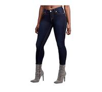 True Religion Halle Mid Rise Super Skinny Fit Jean, Minimal Abrasion, 25 Femme