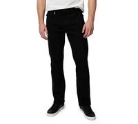 True Religion Ricky Straight Back Flap Jeans, Rince-Corps Noir, 48 Homme
