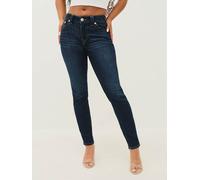 True Religion Jean pour Femme Jennie Mid Rise Curvy Skinny, Mise à Niveau Indigo, 26