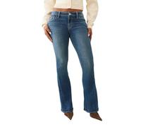 True Religion Joey Single Needle Mid Rise Flap Flare Jeans Femme
