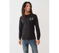 True Religion Long Sleeve High Dynasty T-Shirt Mens Noir de jais L Male