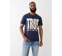 True Religion Men's Buddha Regular Fit T-Shirt Robe bleue S Male