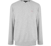 True Religion Men's Original Logo Crew-Neck Sweatshirt Gris 2XL Male