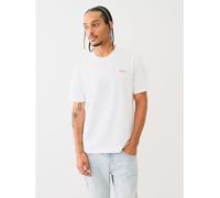 True Religion Men's Regular Fit Logo T-Shirt Blanc S Male