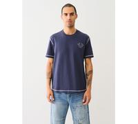 True Religion Men's Regular Fit Stitch T-Shirt Robe bleue XL Male