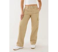 True Religion Military Oversized Cargo Trousers Womens Travertin 26 L32 Female