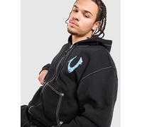 True Religion Paint Full Zip Hoodie - Noir M