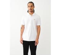 True Religion Patched Logo Polo Shirt Blanc Optique M Male