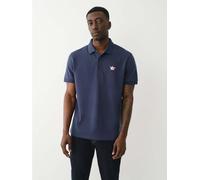True Religion Patched Logo Polo Shirt Robe bleue M Male