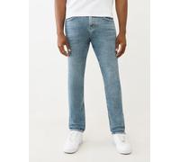 True Religion Rocco Single Needle Skinny Jeans, Délavage léger à la Menthe poivrée, 31W Hommes