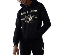 True Religion Sweat capuche en polaire Bouddha mtallis pour homme Noir X-Large