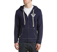 True Religion Sweat capuche zipp avec logo Bouddha standard pour homme True Navy S