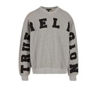 True Religion Sweat-shirt gris / noir, Taille XL