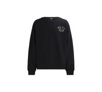 True Religion Sweat-shirt noir / blanc, Taille L