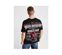 True Religion T-shirt Multi Logo Back - Noir L