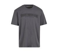 True Religion T-Shirt 'Nu Brush' graphite / noir, Taille S