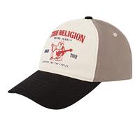 True Religion True Religion Baseball Cap, 5 Panel Cotton Twill Kids Baseball Hat With Buddha Logo, Adjustable Hook And Loop Closure Casquette de baseball Mixte