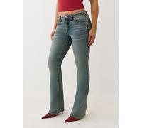 True Religion True Religion Blue Becca Mid Rise Bootcut Flap Jeans