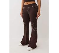 True Religion True Religion Brown Anniversary Low Rise Big T Flare Joggers