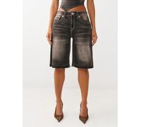 True Religion True Religion Brown Baggy Denim Jort Big T Flap Jeans