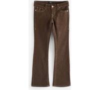 True Religion True Religion Brown Becca Low Rise Bootcut Flap