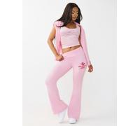 True Religion True Religion Pink Embroidered Mr Big T Bootcut Jeans