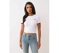 True Religion True Religion White Crystal Mushroom Short Sleeve Baby T-Shirt