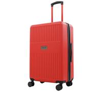True Religion Valise Rigide avec roulettes pivotantes 67,3 cm, Rouge, Moyen, True Religion Abs Valise Rigide Extensible à roulettes pivotantes 67,3 cm