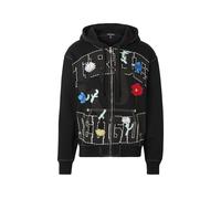 True Religion Veste de survêtement mélange de couleurs / noir, Taille M