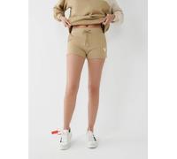 True Religion Women's Fleece Lounge Jogger Shorts Travertin 12 Female