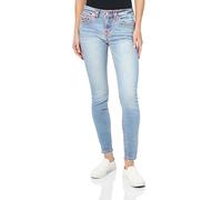True Religion Women's Jennie Super T Midrise Flap Jean, Misty Wash