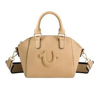 True Religion Women's Satchel Bag, Small Crossbody Purse Handbag with Adjustable Removable Shoulder Strap, Camel
