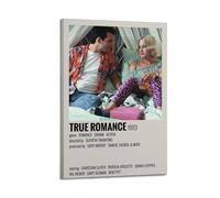 True Romance Movie 1993 Poster mural sur toile style vintage pour chambre à coucher, salon, bureau, peinture, décoration moderne, art mural, impression d'image, 50 x 75 cm
