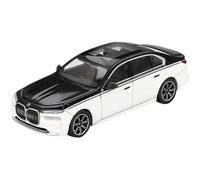 True Scale Miniatures MGT00959-L Mini-GT - i7 Xdrive60 Alpine White & Black Sapphire 2024 - Échelle 1/64 - modèle de Voiture