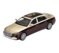 True Scale Miniatures Mini-GT MGT00962-L - Mercede. Maybac. S680 Gold & Dark Red Metallic 2024 - échelle 1/64 - modèle de Voiture
