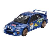 True Scale Miniatures Mini-GT MGT00975-L - Subaru Impreza WRC98#3 C. McRae 3rd Place Rally Monte Carlo 1998 - échelle 1/64 - modèle de Voiture
