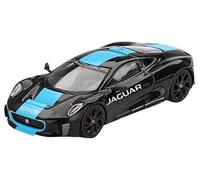 True Scale Miniatures Mini-GT MGT01070-L - Jaguar C-X75 Black Jaguar CX75 Black 2010 - échelle 1/64 - modèle de Voiture