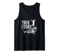 True Shark Story Recovery Drôle Jambe Bras Amputé Débardeur