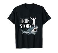 True Shark Story Recovery Drôle Jambe Bras Amputé T-Shirt