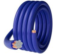 True Spec Câble d'alimentation/de terre bleu de calibre 4 4 AWG, 6 m, transparent, flexible, doux au toucher, pour voiture, haut-parleur, solaire, marine, générateur, automobile, camping-car. Marque